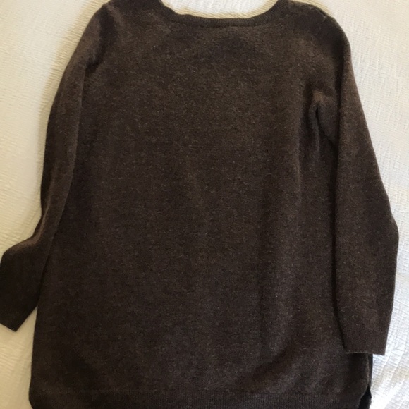 Halogen merino wool and faux leather sz M - Picture 6 of 7